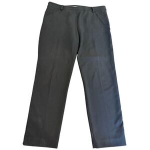 TRINA TURK Black Straight Leg Pant Trouser Women size 12 made in usa
